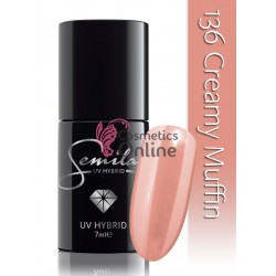 Oja UV Semilac 136 nude Creamy Muffin 7 ml